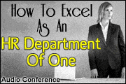 One And Done? How To Excel In A Solo HR Role