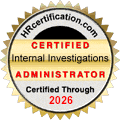 Certificate of Internal Investigation Skills